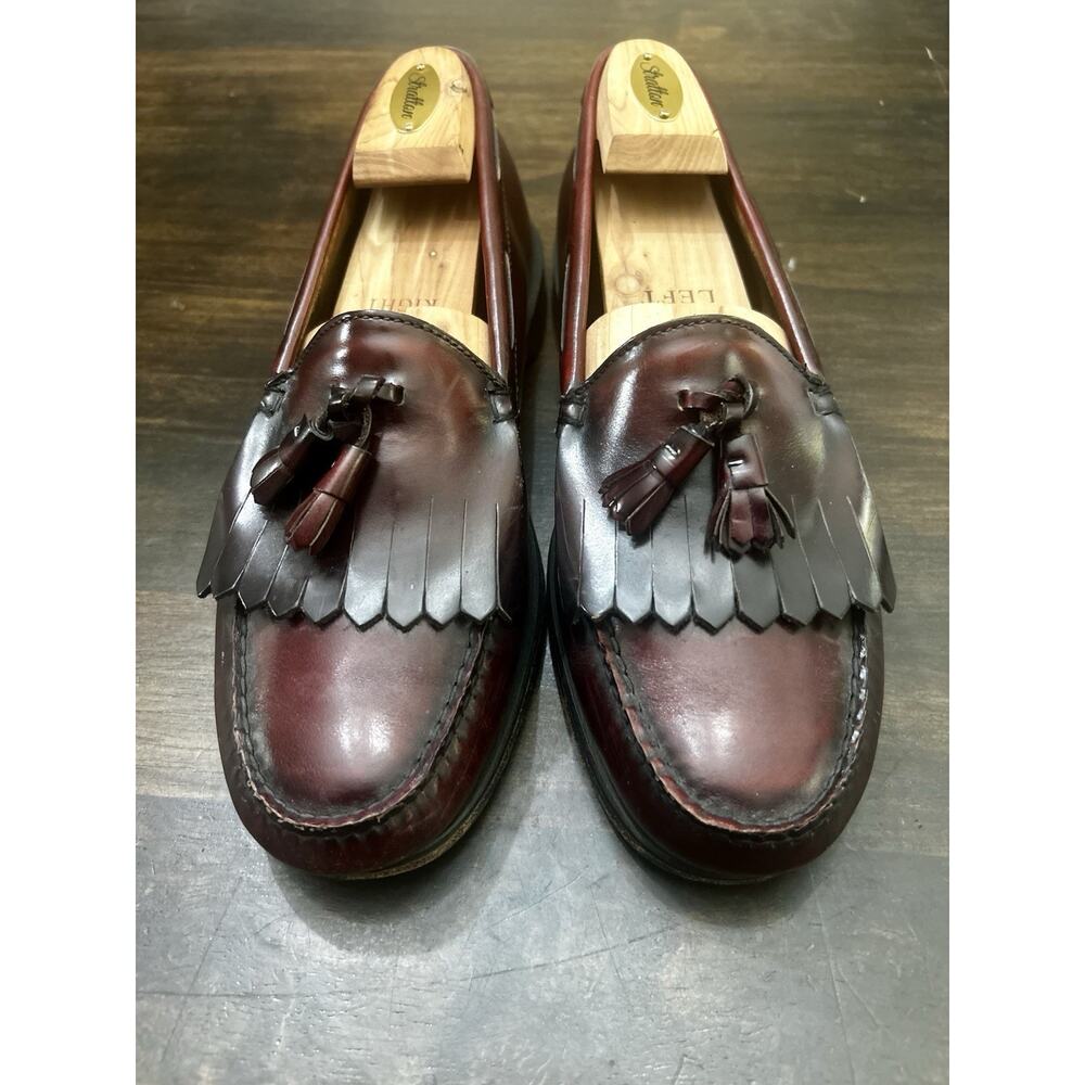 GH Bass Weejuns Shoes Mens 10.5 Kiltie Shawl Tassel Loafer USA Preppy Jeremy